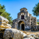 Eglise sur l'île de Naxos dans les Cyclades