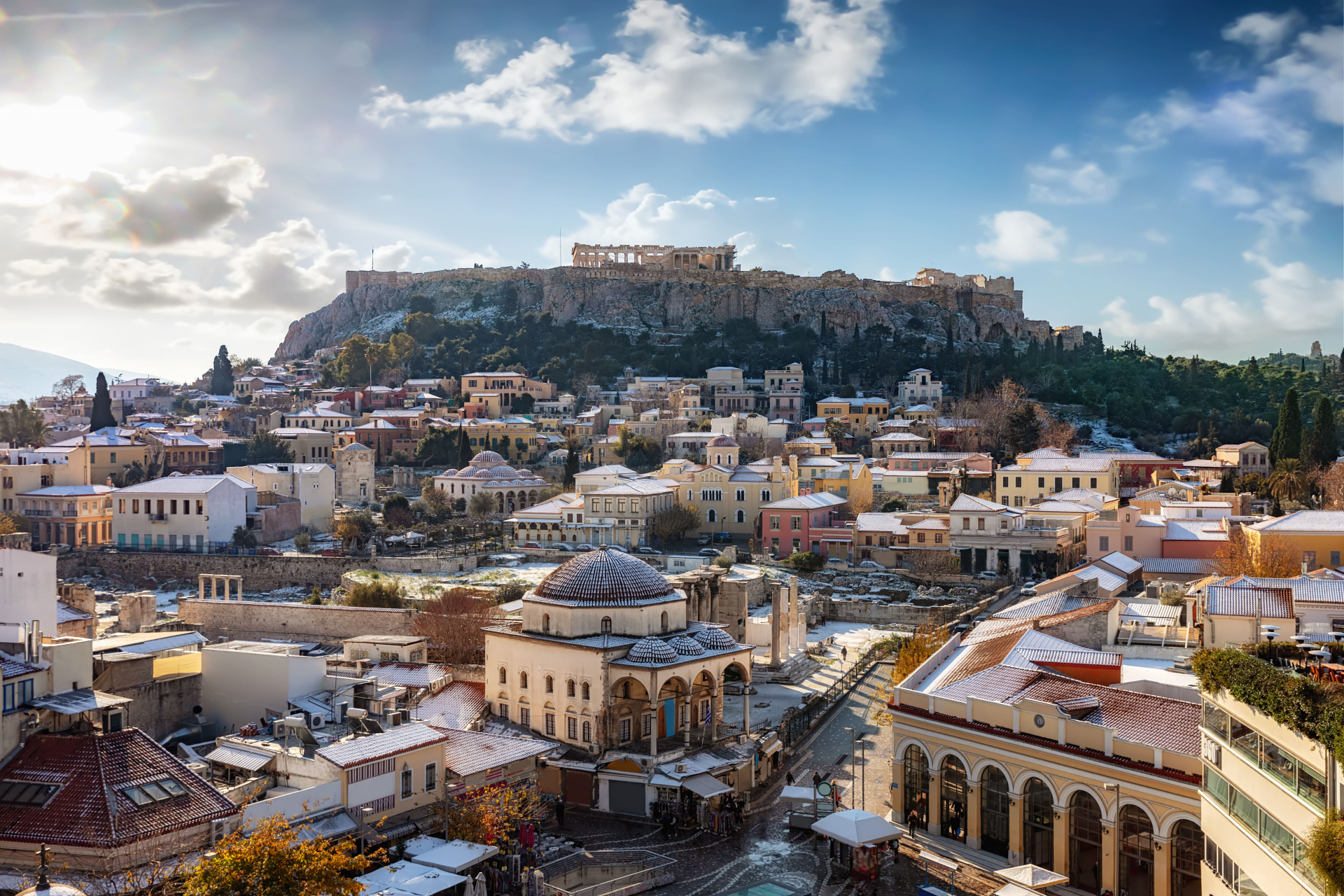 Athenes hiver