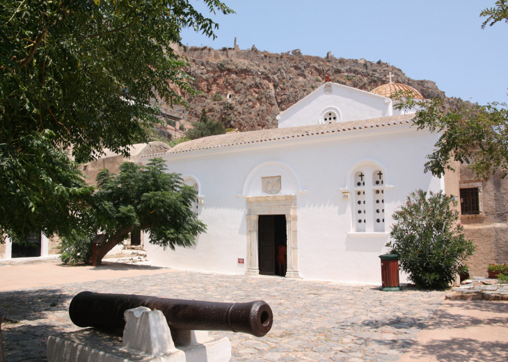 Péloponnèse - Eglise de Monenvasia