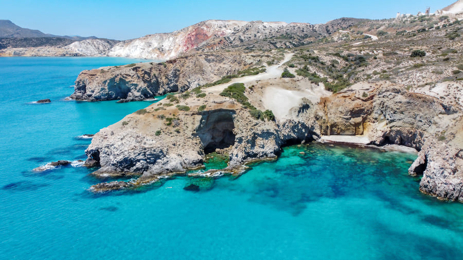 Plage Tsigrado - Milos