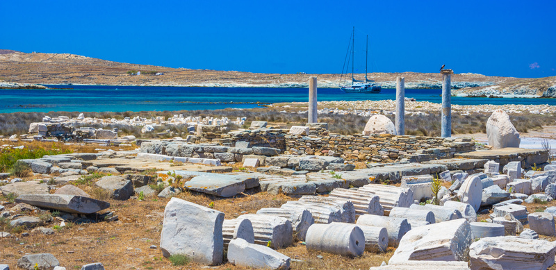 Site archéologique de l'île Délos