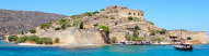 Ile de spinalonga lors d'un séjour en Crète