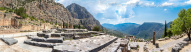 Temple d'Apollon à Delphes dans le Péloponnèse