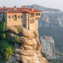 Monastères dans les Météores en Grèce