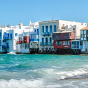 Vue de Mykonos dans les Cyclades