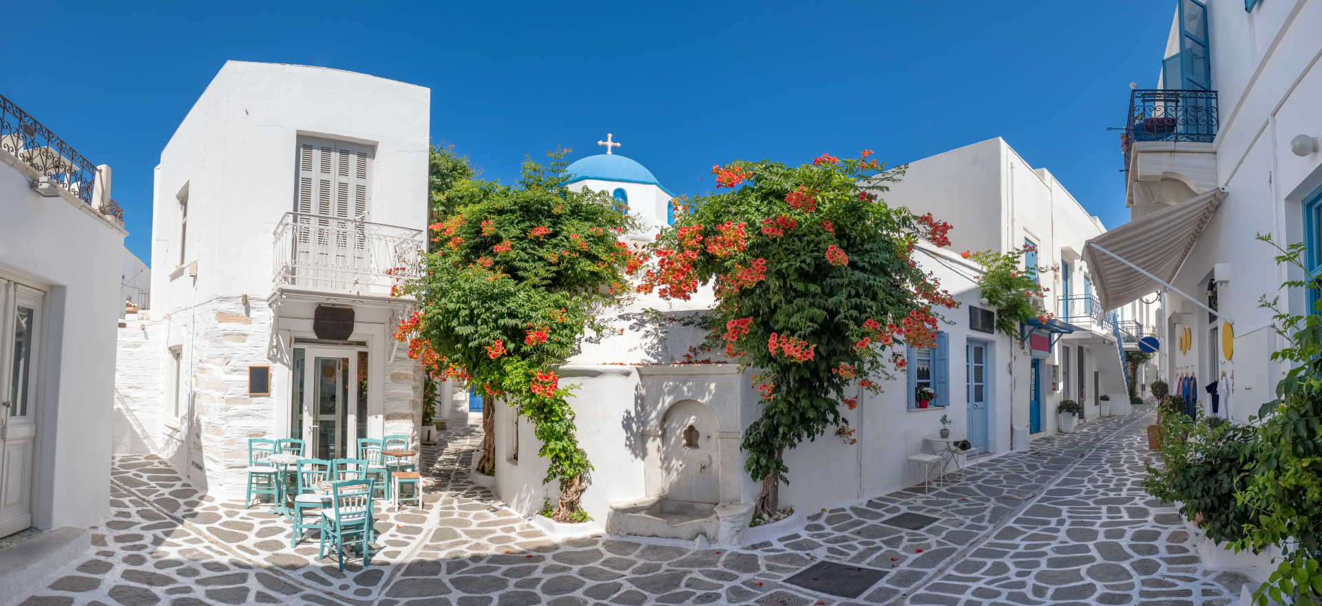 Rue Paros en Grèce